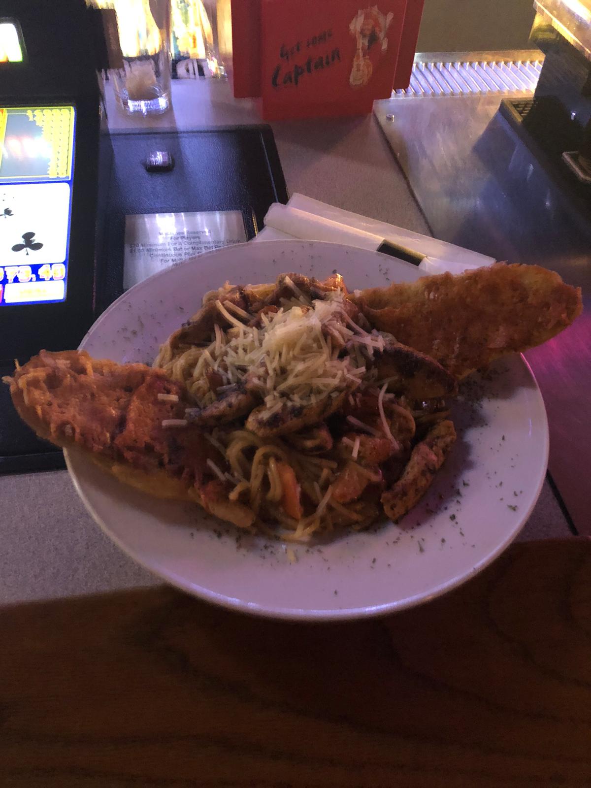 Cajun Chicken Pasta at Stake out